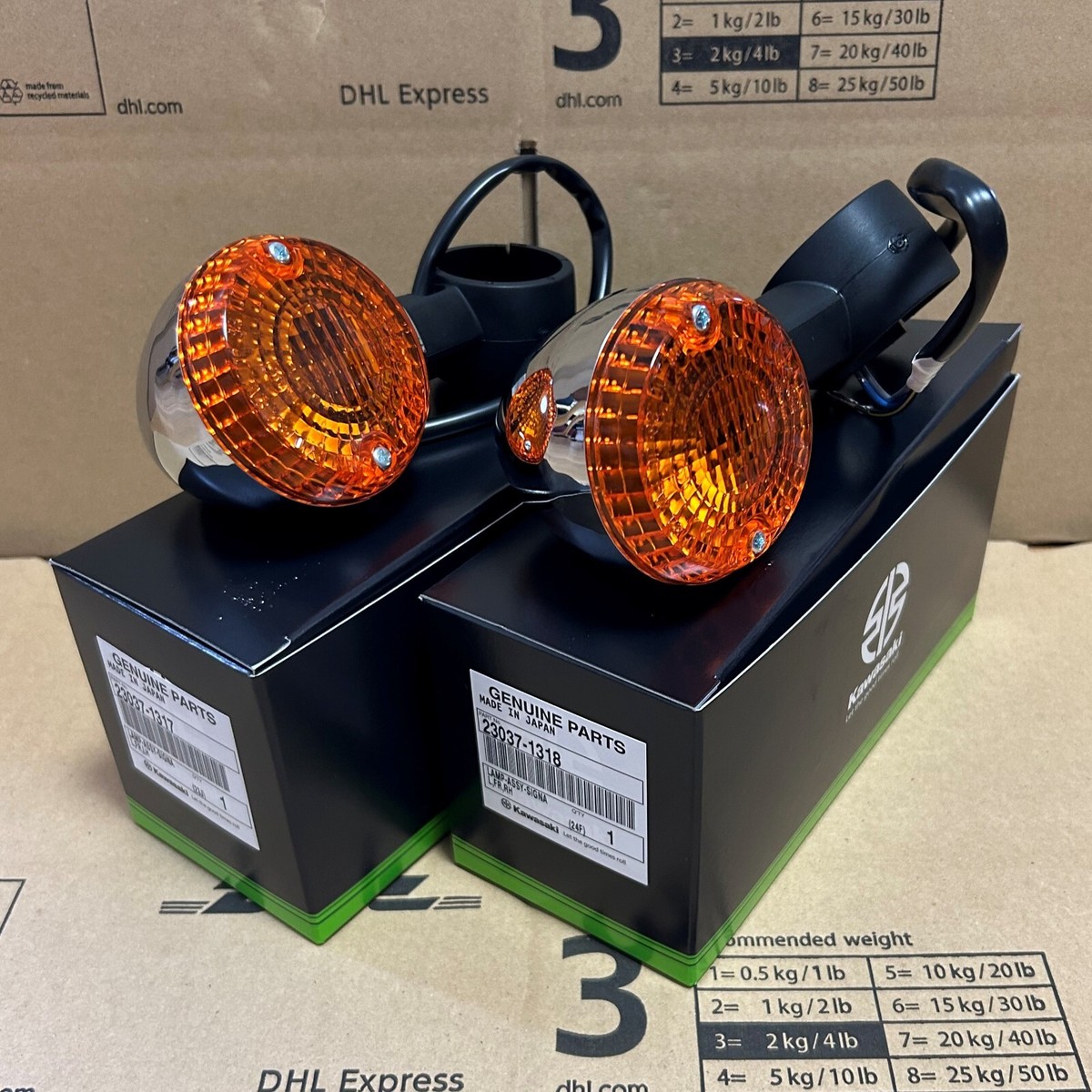 NEW】Kawasaki Genuine Left and Right Turn Signals 23037-1317 NEW】Kawasaki Genuine Left and Right Turn Signals 23037-1317