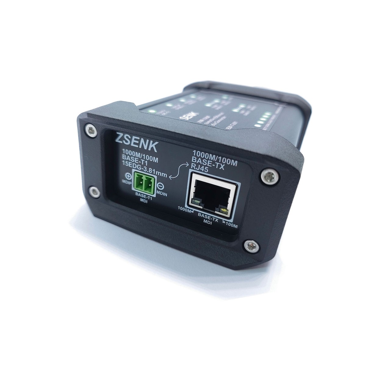 ZSENK 1000M/100M Automotive Ethernet Media Converter Adapter with