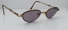 Vintage Attitude For Eyes 96415 Brown Gold Oval Sunglasses FRAMES ONLY