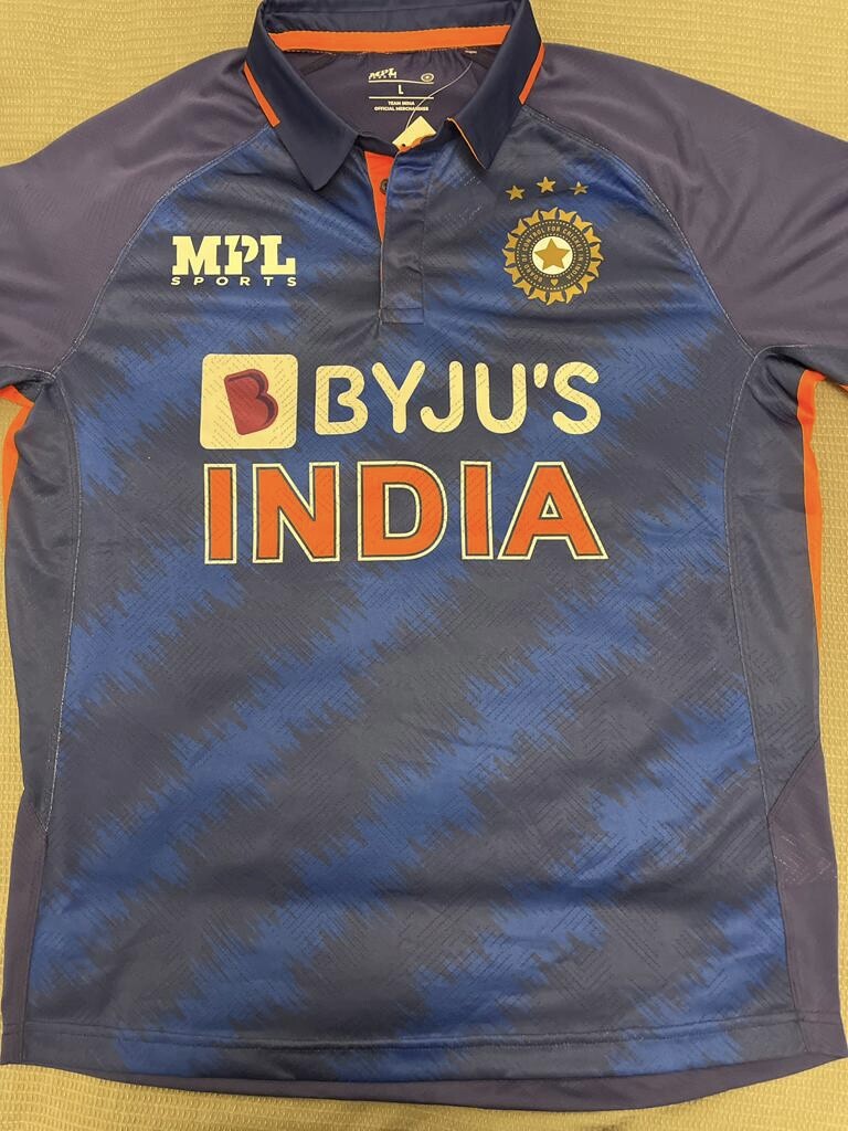 Official MPL Sports 'Billion Cheers' India Cricket Jersey 2023 eBay