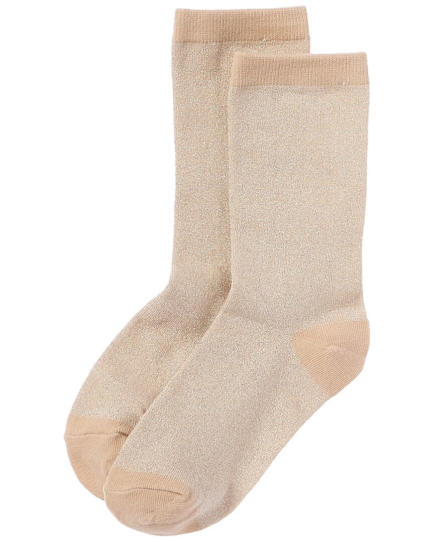 Брючные носки с люрексом Jungle на высоком каблуке Женские Gold Os 4290₽