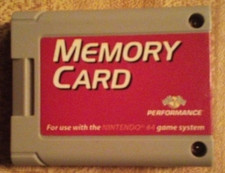 Nintendo 64 N64 Performance Memory Card Plus P-302