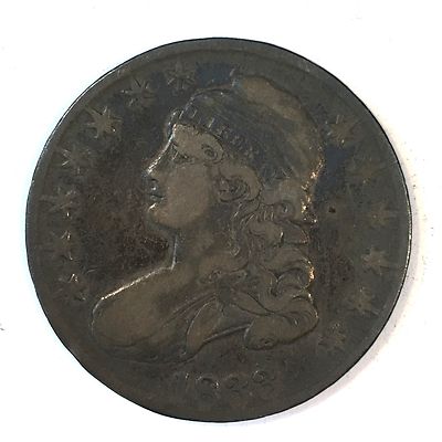 1833 Bust  Half Dollar - Nice Original - Check the High Quality Scans #D111