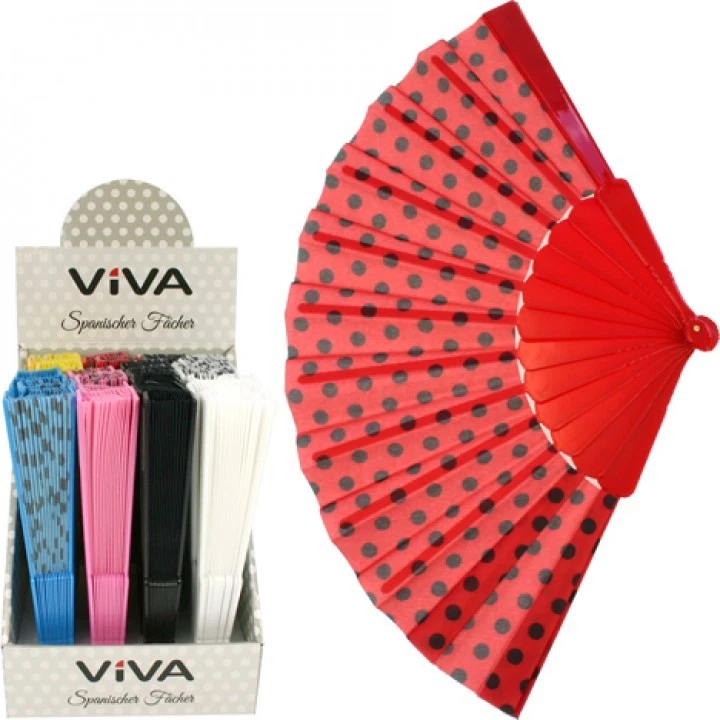 HAC24 2 Stück Taschenfächer | Handfächer | Klappfächer | Windfächer | Stofffächer