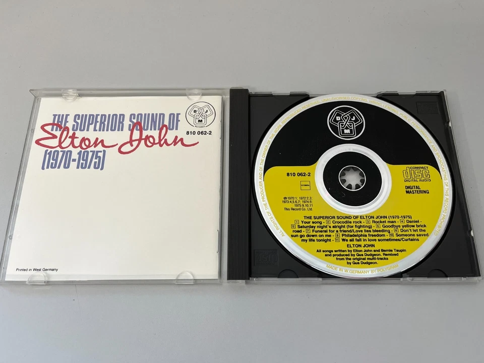 The Superior Sound Of Elton John (1970-1975) CD © 1983 - (810 062-2) smooth case - Bild 2 von 3