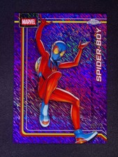 2026 Topps Chrome Marvel Comics Spider Boy #160 Purple Shimmer Refractor /75