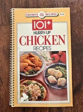 Favorite All Time Recipes "Hurry-Up Chicken Recipes" 1992 Spiral-bound IOI+