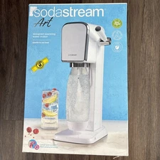 SodaStream Art Sparkling Water / Soda Maker Kit - White - NEW