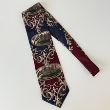 Vintage Tobasco Tie Men  s Silk Whimsical Travel Preppy Louisiana