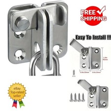 Flip Latch Slide Bolt Safety Door Lock Catch Cabinet Pet Cage Gate Latch UK