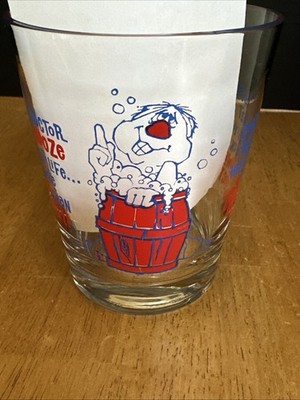 Vintage 1976 C.M. PAULA Co. Novelty ROCKS Whiskey Glass Old Drunks Old Doctors