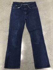 VINTAGE 80s LEVIS 517 33x33 JEANS BOOT CUT ORANGE TAB MADE IN USA