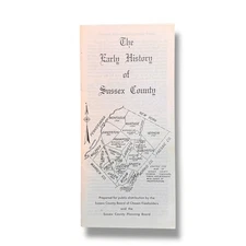 1950s Early History of Sussex County NJ Pamphlet Sussex County Freeholders