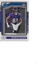 2024 Donruss Optic Devontez Walker Rookie Baltimore Ravens Football Card #228