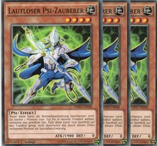 yugioh 3x Lautloser Psi-Zauberer HSRD-DE048 COMMON DEUTSCH
