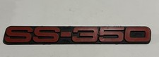 Vintage Ss-350 Red Letter Emblem 9 12 Chevrolet