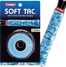 Tourna Soft Tac Neon Tacky Overgrip Blue Camo...