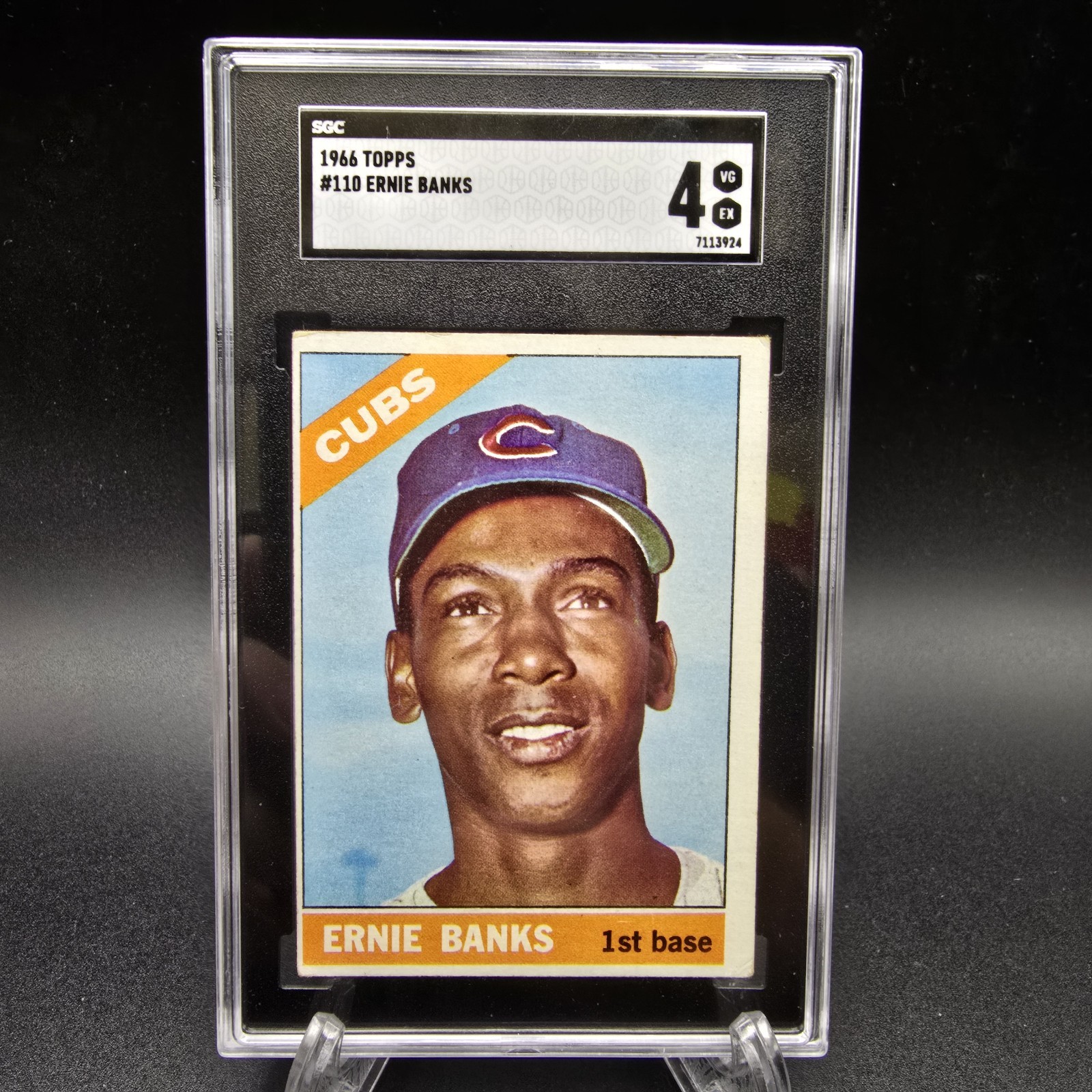 1966 Topps - Ernie Banks #110 SGC 4