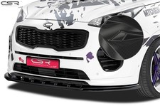 Cup Spoiler Lippe Front Ansatz Carbon Look für Kia Sportage QL CSL200-C