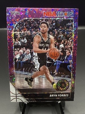2019-20 Panini NBA Hoops Premium Stock Purple Disco Prizm Bryn Forbes #270 0nr3