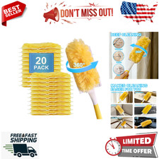 20 Pack Heavy Duty Duster Refills for ,Multi-Surface 360 Handle is Not Include