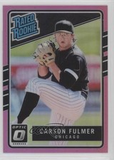 2017 Panini Donruss Optic Rated Rookies Pink Prizm Carson Fulmer #42 0e3