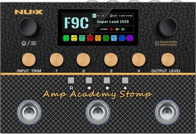 NUX Amp Academy Stomp Preamp und Power Amp Konfiguration