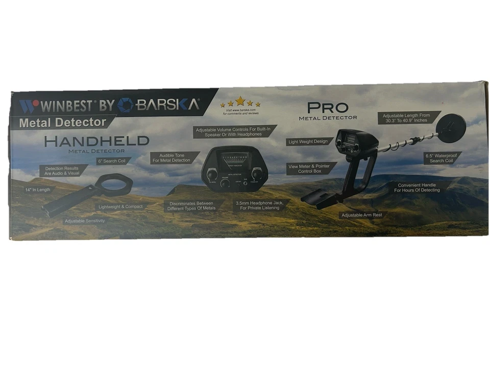 Winbest pro Metal Detector By Barska With Handheld Metal Detector - Image 2 of 4