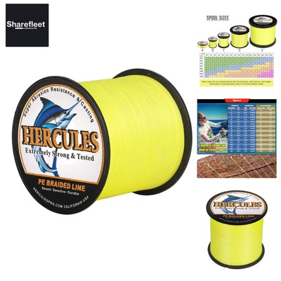 Super Cast 100m - 2000m Yards Geflochtene Angelschnur 10lb - 300lb  für Salzw...