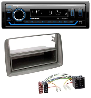 Blaupunkt Bluetooth USB DAB MP3 Autoradio für Fiat Panda (169 2003-2012) grau - Bild 1 von 4