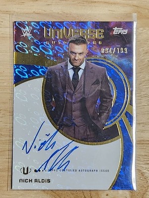 Nick Aldis 2025 Topps Universe WWE Universe Autographs Auto Smackdown/199