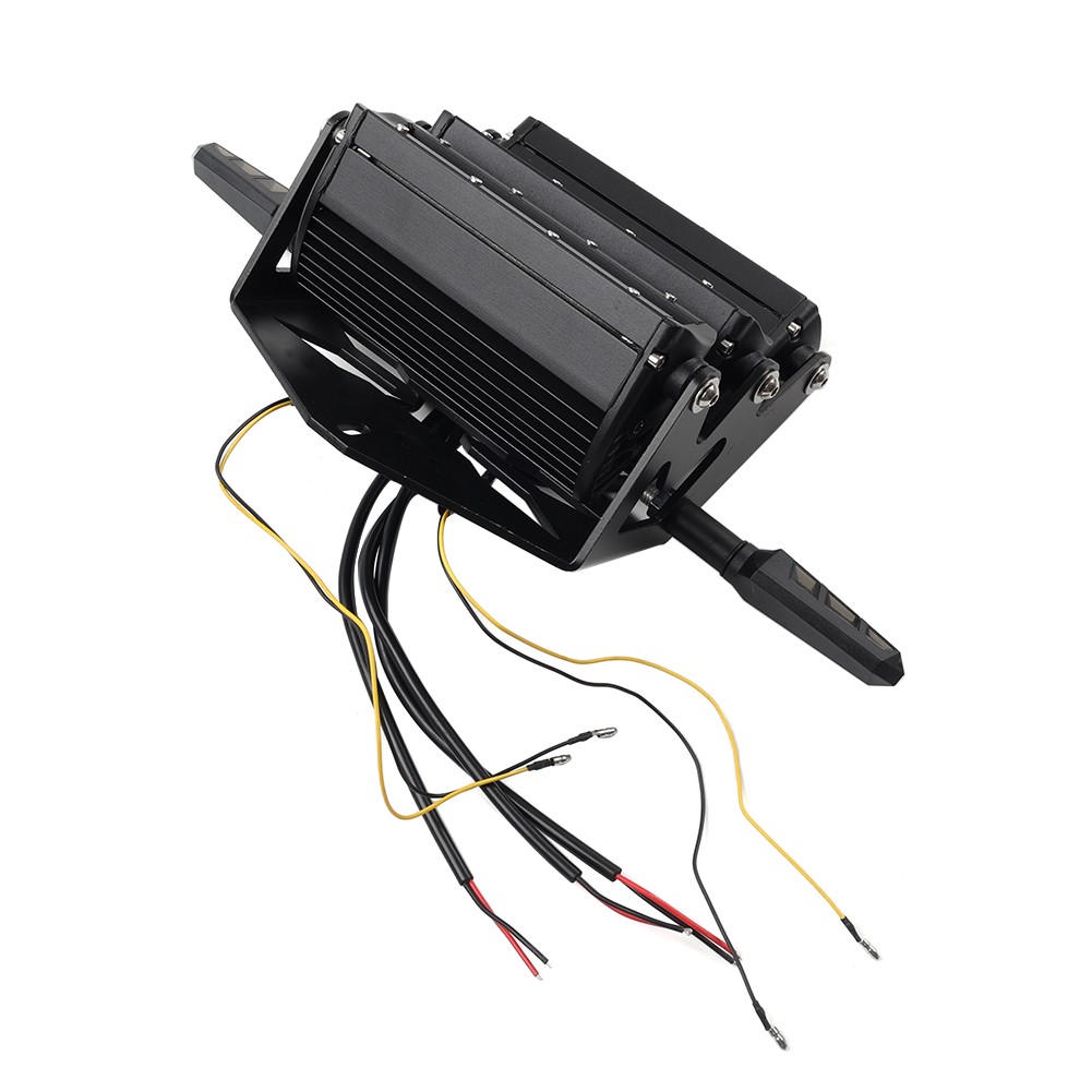 Triple Headlight Headlamp Kit For Honda Ruckus Zoomer For GY6 Scooter