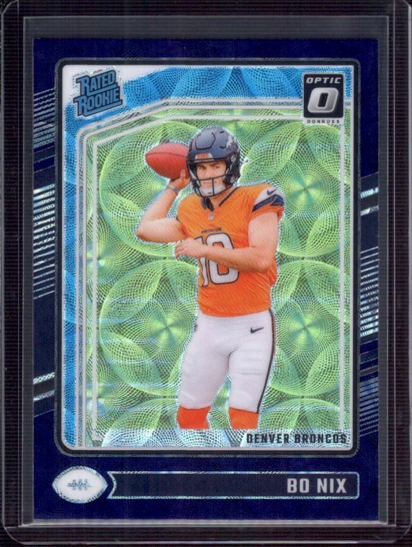 BO NIX 2024 Donruss Optic #209 Purple Scope Holo Prizm Rated Rookie RC Qty