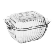 Olympia Kristallon Small Salad Crock Clear SAN, 0.75 Ltr 25.3fl oz