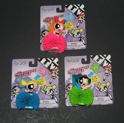 Cartoon Network The Powerpuff Girls Set of 3 Hasbro Figures - 2000