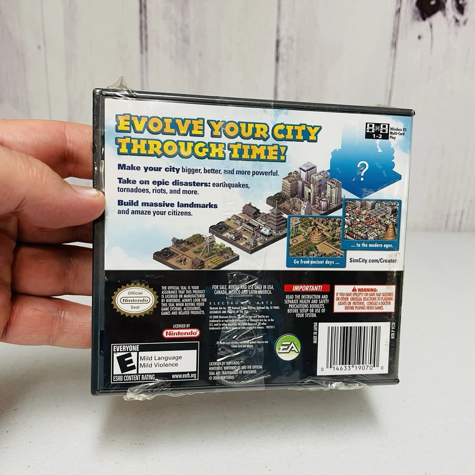 SimCity Creator (Nintendo DS, 2008) Video Game New Sealed - Image 2 of 2