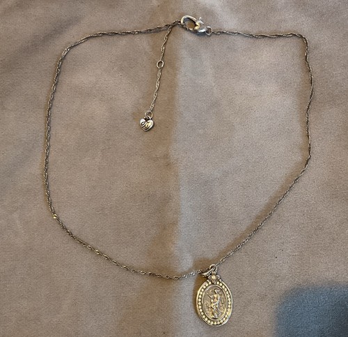 Vintage Brighton May Heaven Angels… Pendant Necklace Chain 17" Retired Piece