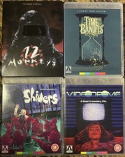 Arrow Video Blu-ray Lot of 4 Region B (Cronenberg/Gilliam, 12 Monkeys Steelbook)