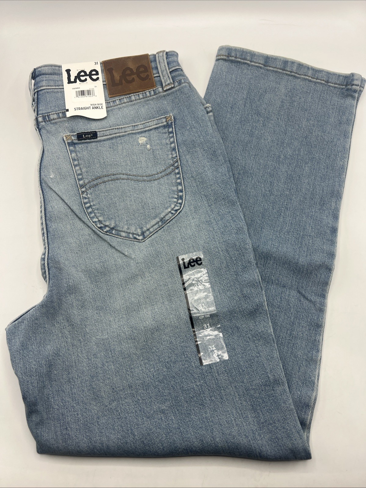 Women's Size 31 Blue High Rise Straight Ankle New With Tags