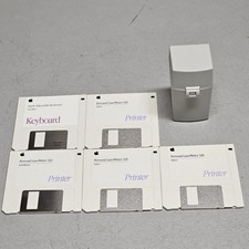 Apple Personal LaserWriter 320 Printer Software Floppy Disk Set Vintage Mac
