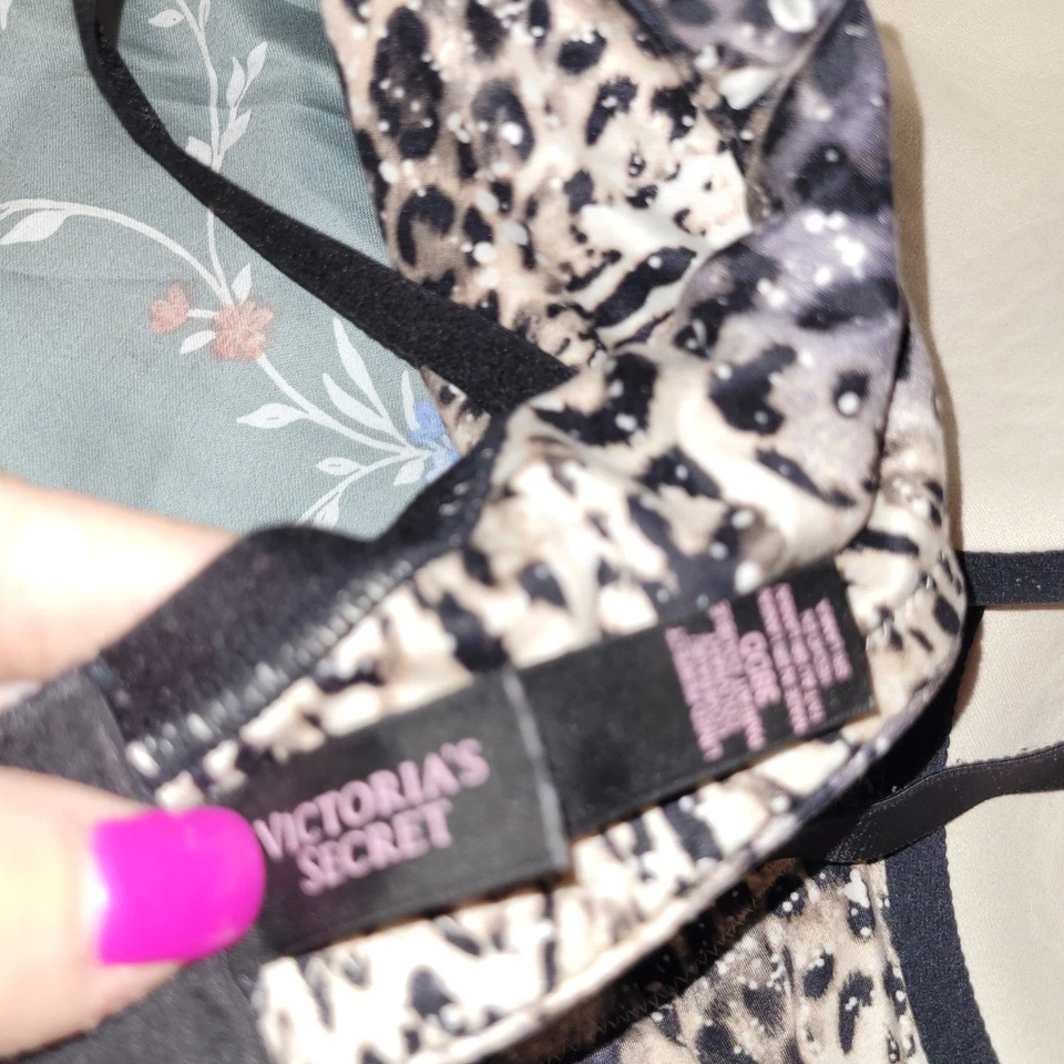 Sujetador push up con estampado de leopardo Victoria's Secret talla 38DD Foto 4 de 4