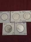 1964, 67, 68d, 69d, 1776-1976s KENNEDYS UNC A/U+. 1/.90 4/.40 +1 .90 QTR = 1+ OZ