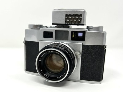Olympus 35-S 35mm Film Camera w/ Leather Case & Meter TOWER LOGO - Shutter Works