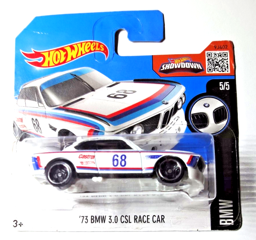 Hot Wheels - '73 BMW E9 Coupé 3.0 CSL Race Car - Weiß -BMW 2016 - DHP29