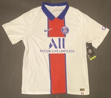 Nike Vaporknit Paris Saint-Germain PSG 2020-21 Away Jersey White Size XL