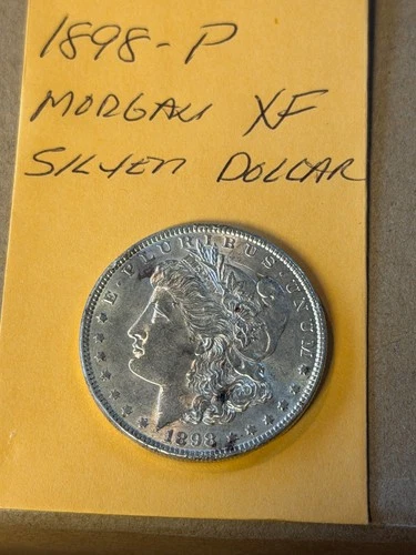 1898 Morgan Dollar  XF Silver $1 Coin