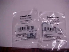 Qty 4  1/4-20 " Hex Zinc Plated Hex Rod Coupling Nuts Ships free