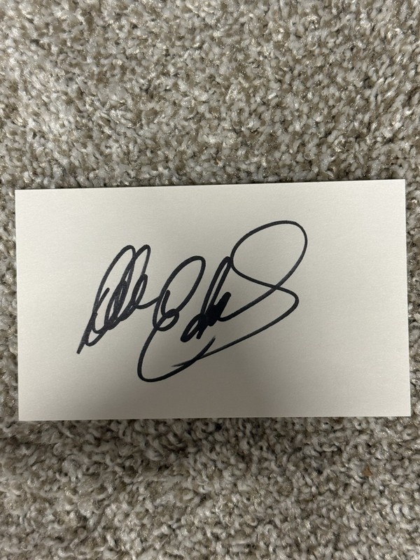 Dale Earnhardt Signed 3 x 5