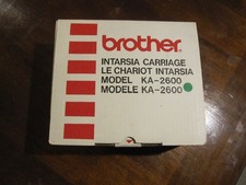 New Brother KA-2600 Intarsia Carriage Bulky 9mm Complete in Box with Manual