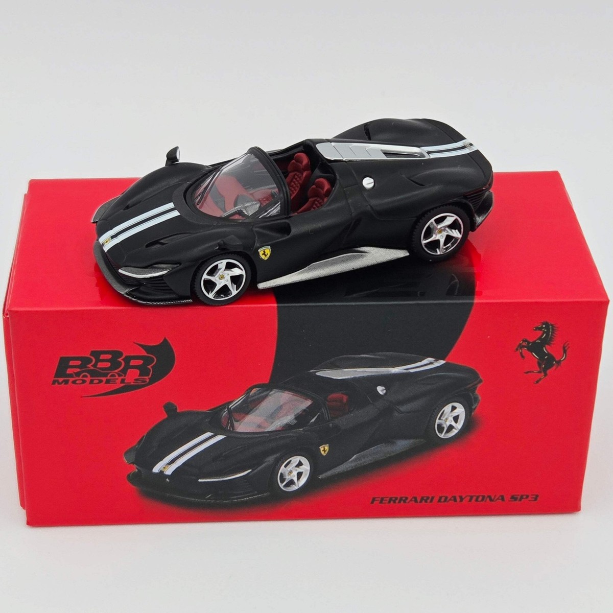 BBR Models Ferrari Daytona SP3 - 1:64, Matte Black (2026 Limited